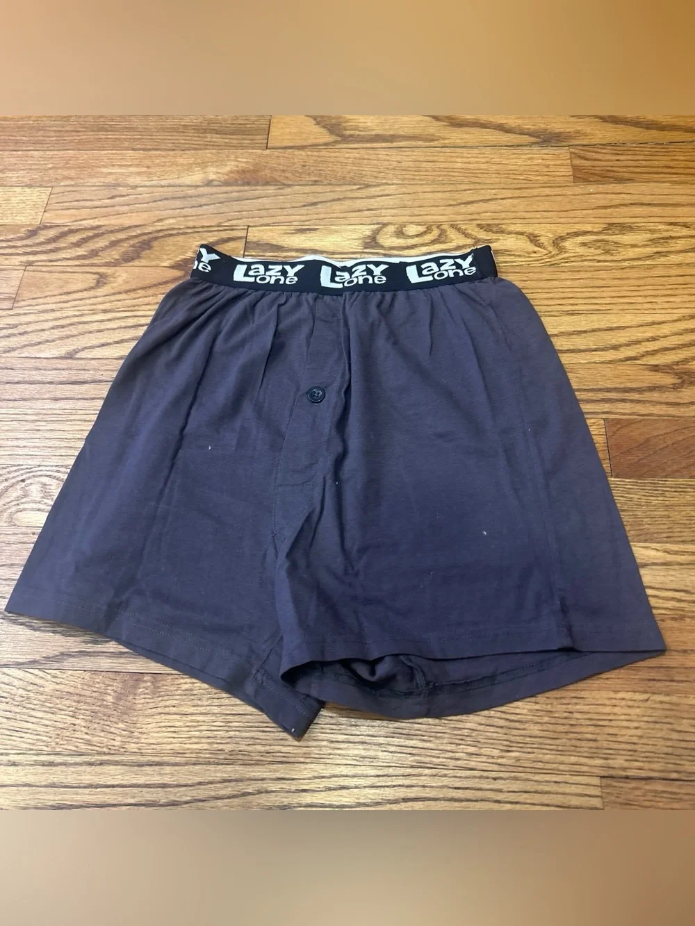 Lazy One Men’s Black Boxer Shorts with Yellow & Red Cheese Graphic
